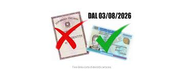Cessazione validità della carta di identità cartacea agosto 2026